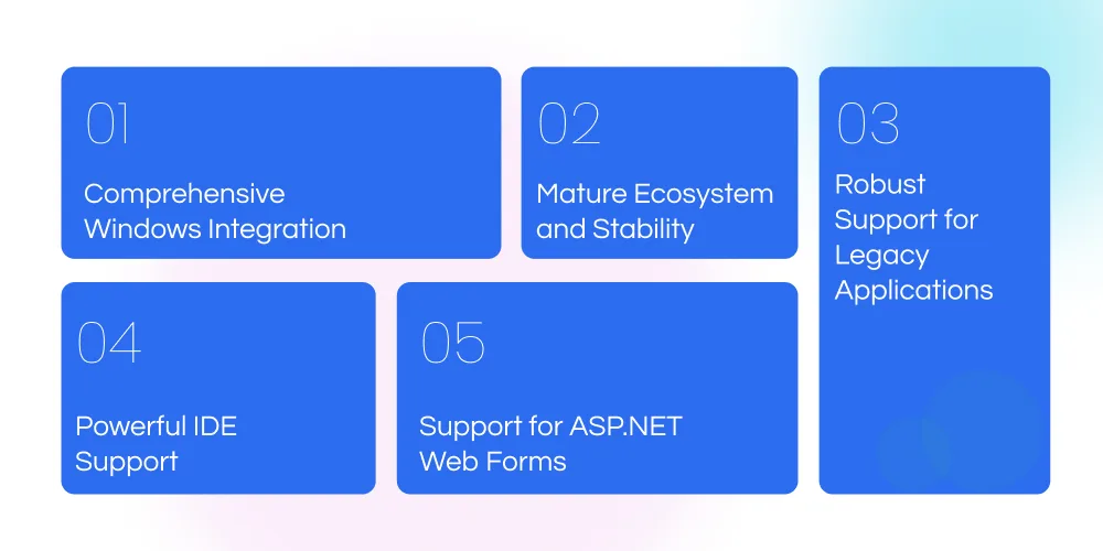 Benefits of .NET Framework